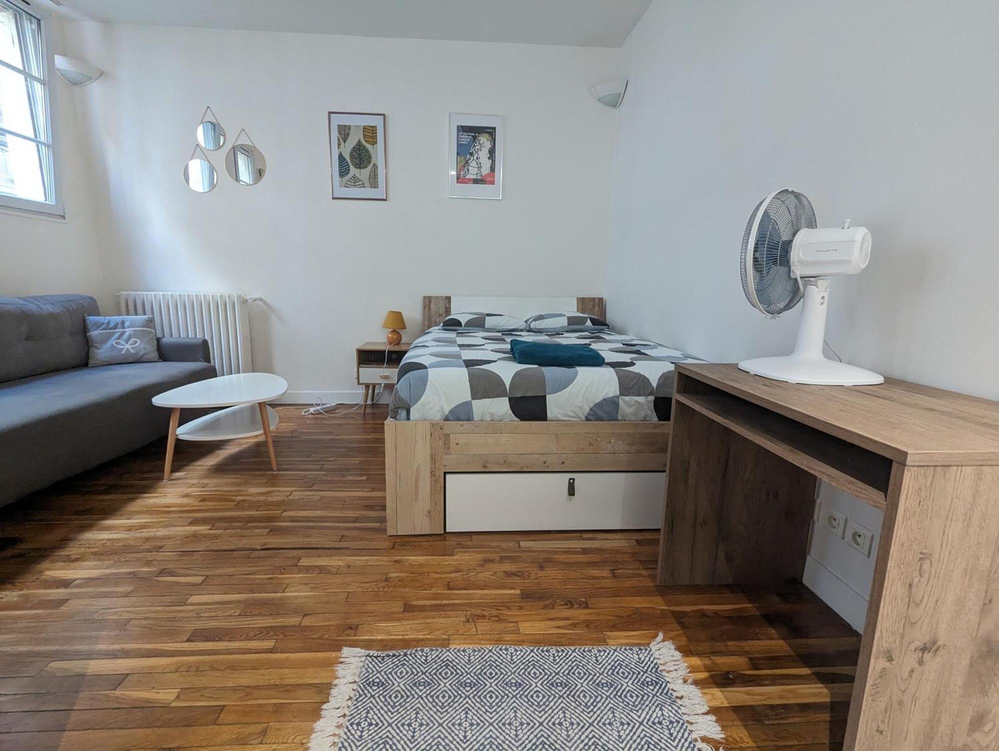 Studio Jaures - Equipped Studio Near Paris With Private Bathroom Montrouge Exterior photo